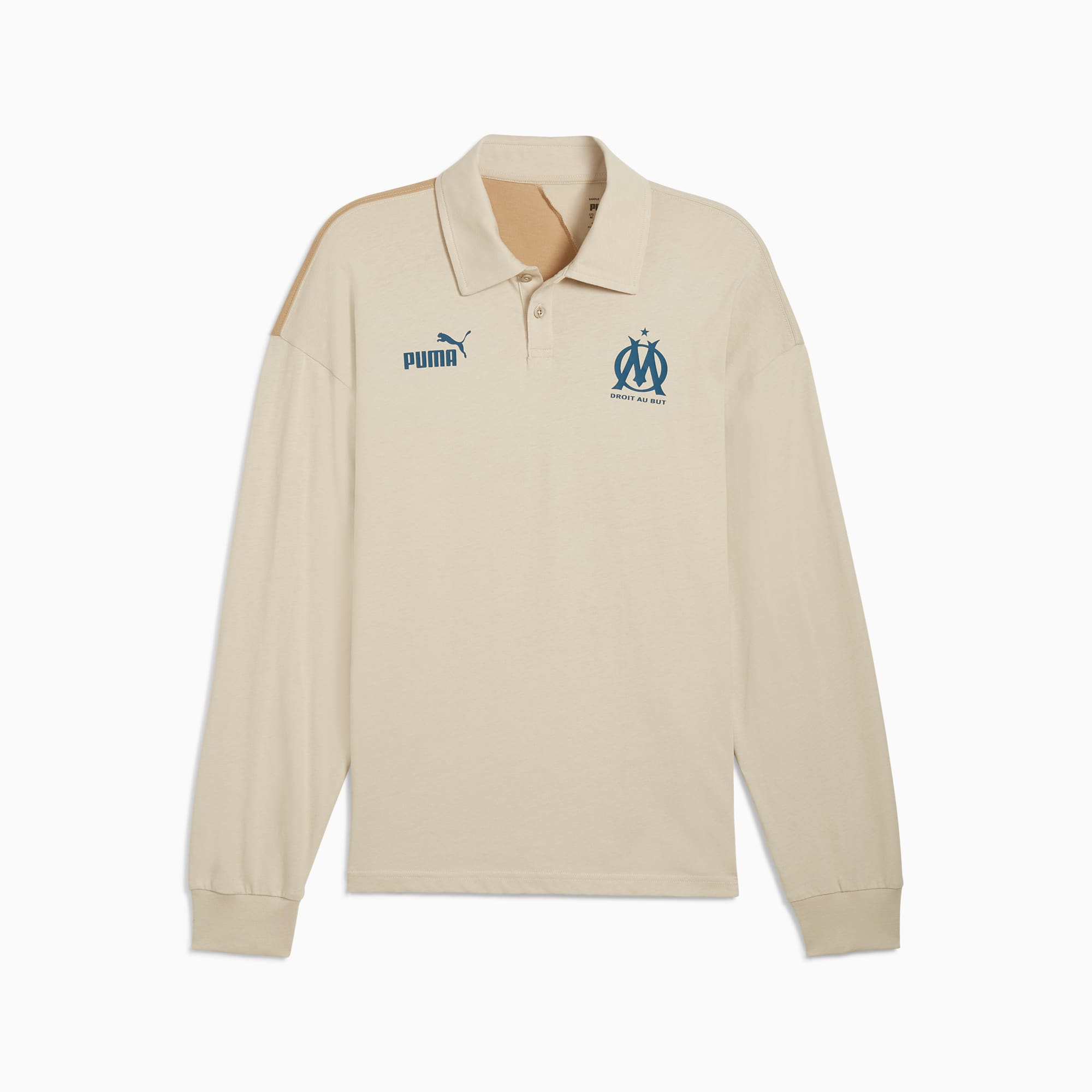 Olympique de Marseille ftblCULTURE Long Sleeve Polo Men PUMA